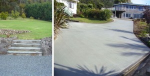 garden landscaping and driveways by manaia excavators